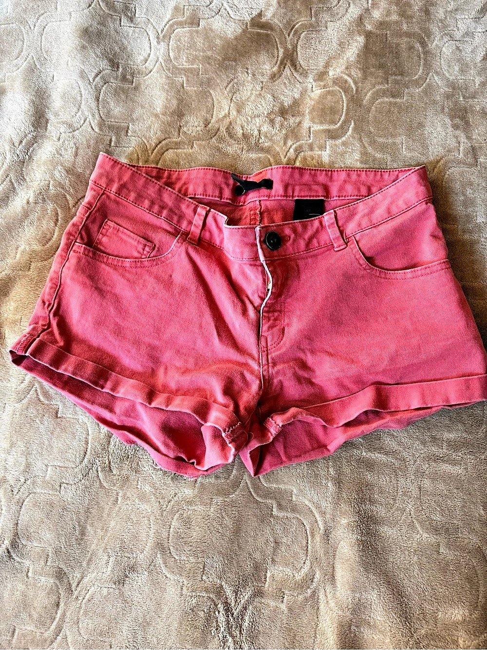 H&M Pink Denim Cutoff Shorts